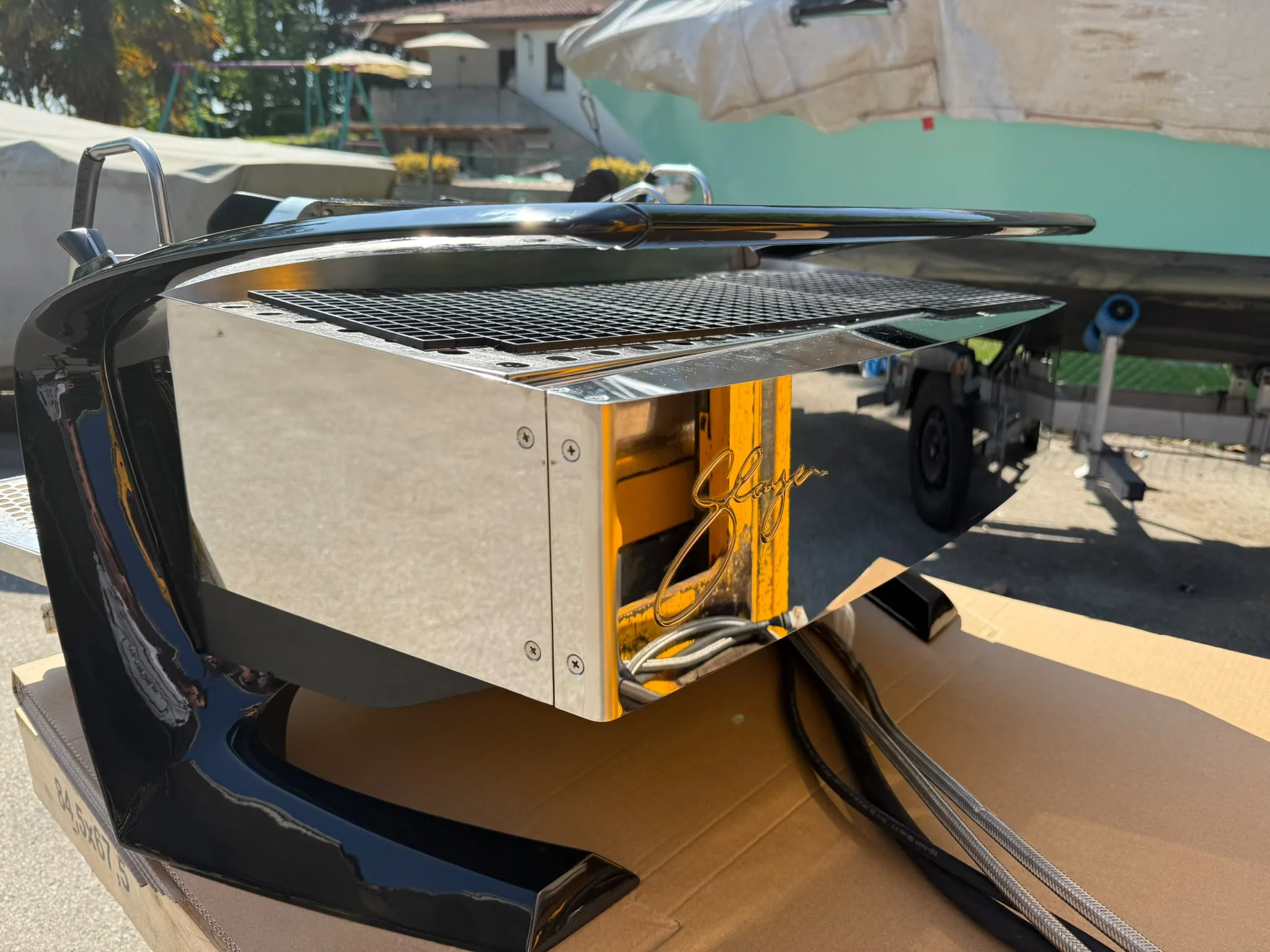 Macchina da caffè espresso professionale Slayer, foto 3 – esempio di attrezzatura trattata da Domi Coffee Tech, Mirano (Venezia)