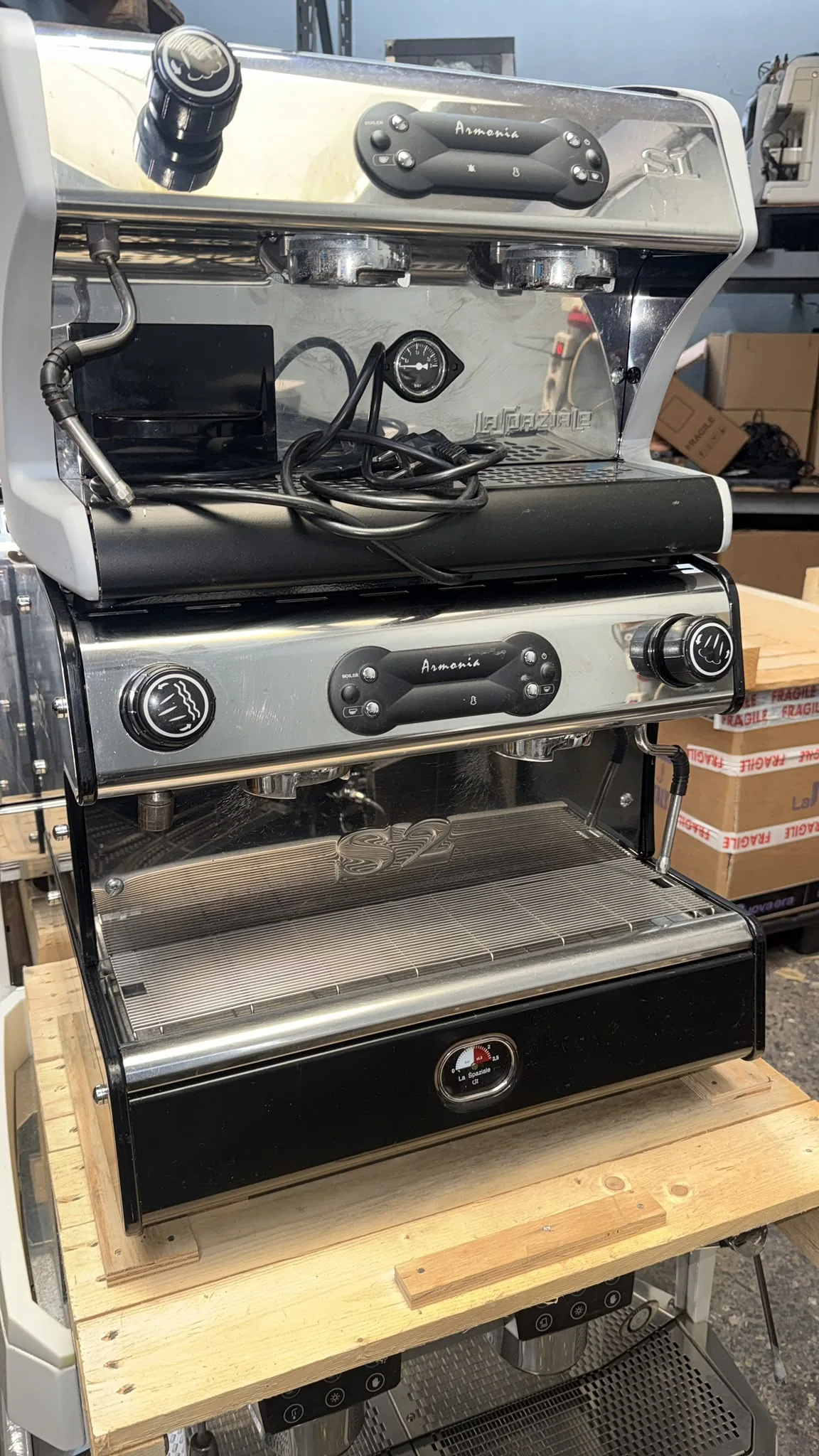 Macchina da caffè espresso professionale Spaziale, foto 4 – esempio di attrezzatura trattata da Domi Coffee Tech, Mirano (Venezia)